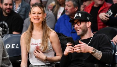 Adam Levine and Behati Prinsloo