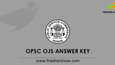 OPSC Civil Services Prelims Answer Keys
